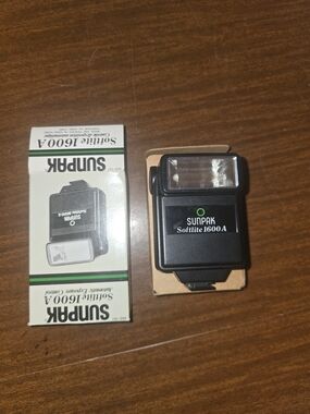 Sunpak Softlite 1600m Bounce Head Flashgun universal fit vintage photography